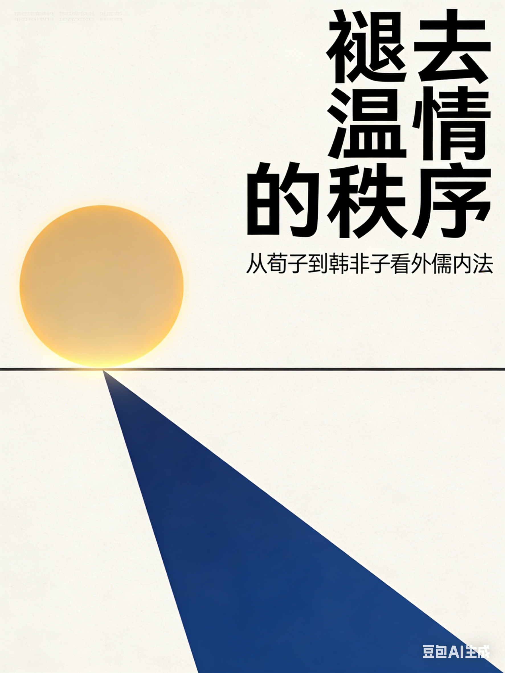 方案二海报：褪去温情的秩序